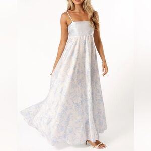 Petal & Pup MCKAY MAXI DRESS - BLUE Size 8